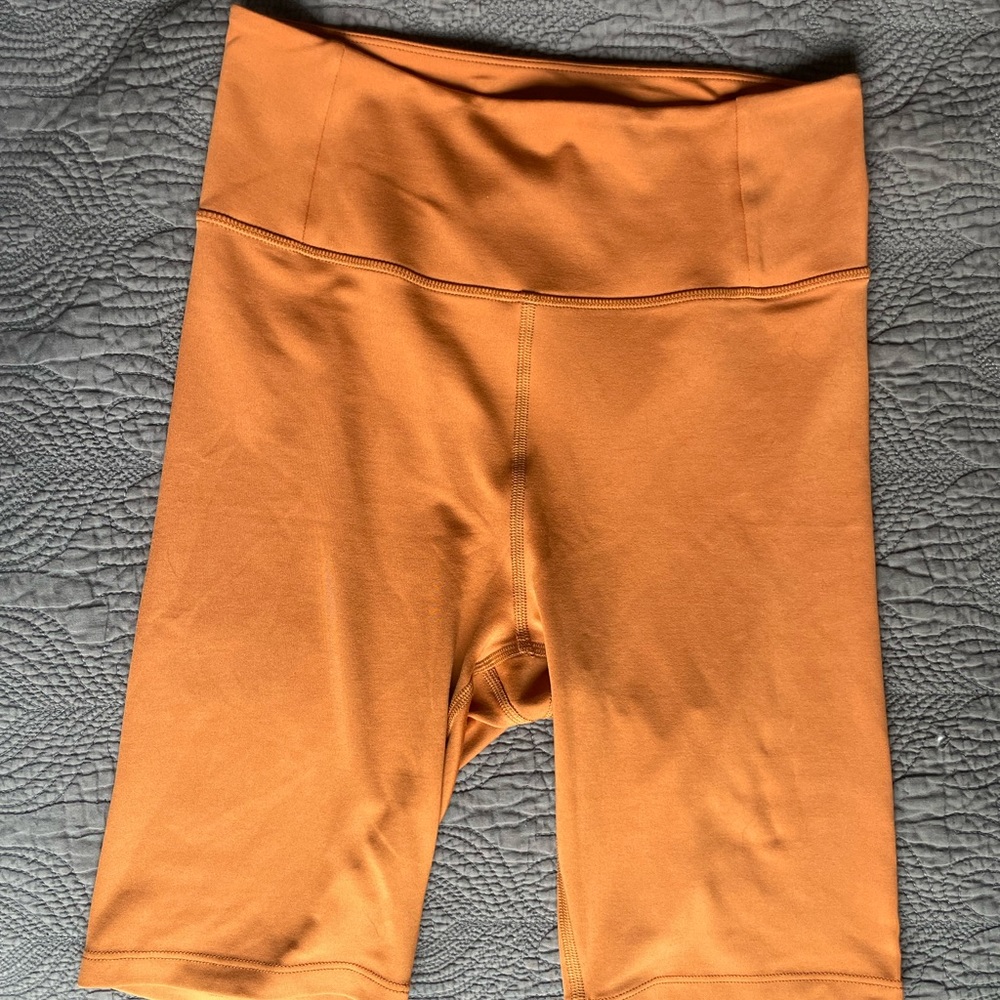 Burnt Orange Bike Shorts
